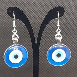Evil eye protection earrings